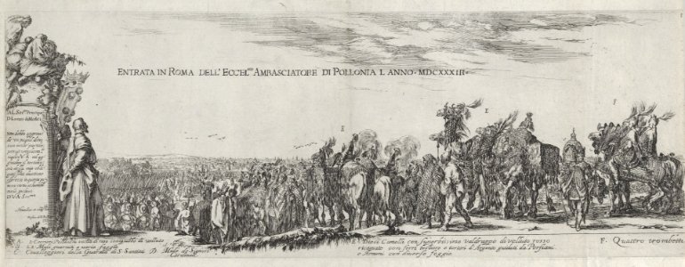 Entry of the Polish Ambassador into Rome MET DP852906