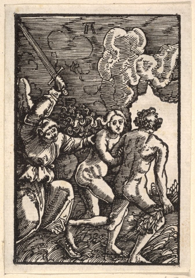 Expulsion from Paradise, from The Fall and Salvation of Mankind Through the Life and Passion of Christ MET DP832951