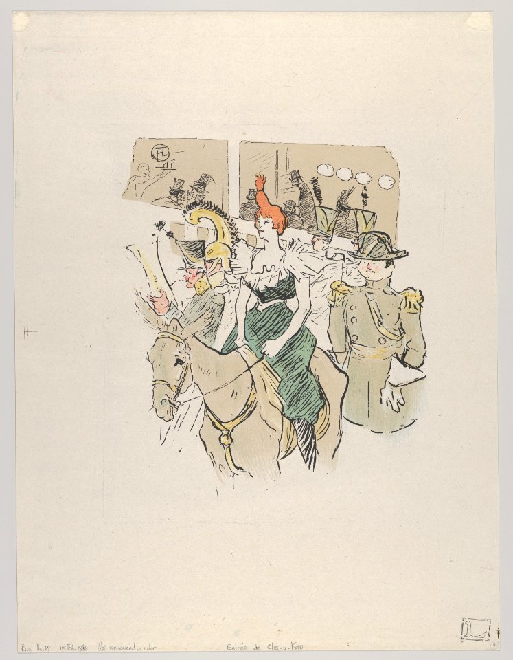 Entrée de Cha-u-Kao, from Le Rire, No. 67, 15 February 1896 MET DP835488