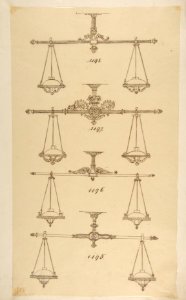 Four Designs for Hanging Light Fixtures MET DP809370