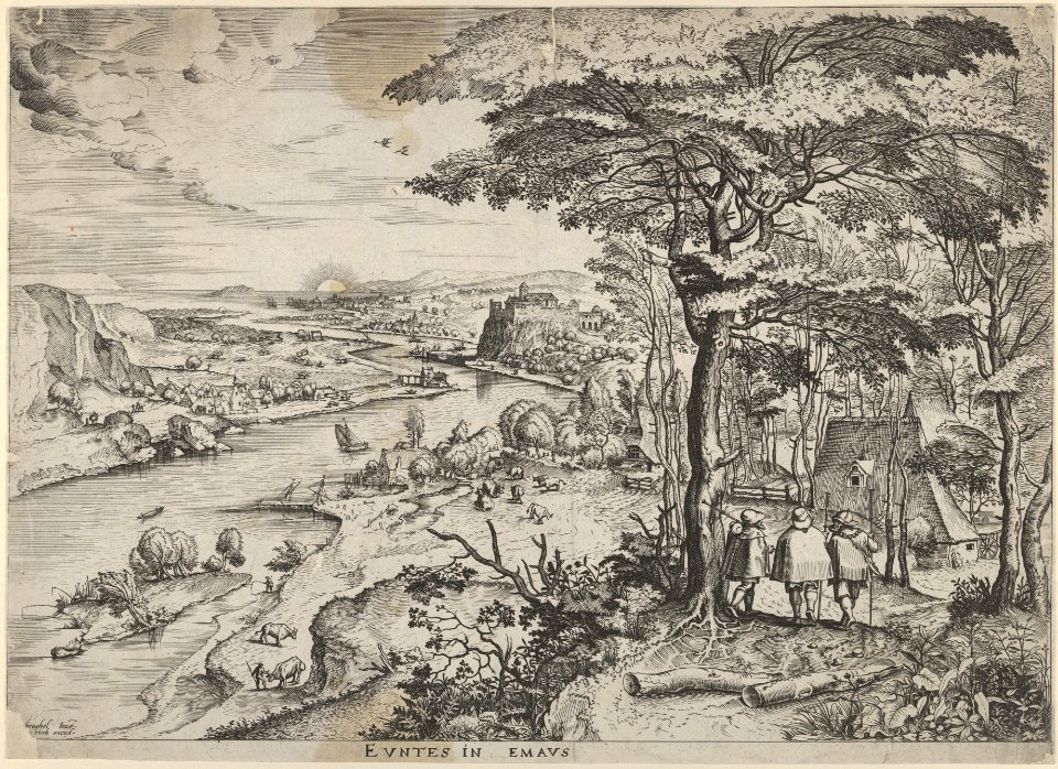 Euntes in Emaus (Landscape with Pilgrims at Emmaus) MET DP837448