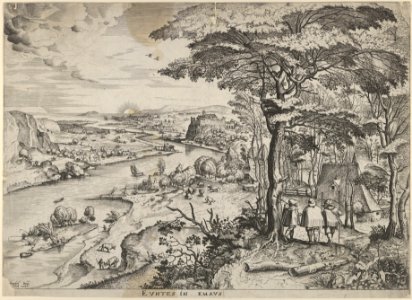 Euntes in Emaus (Landscape with Pilgrims at Emmaus) MET DP837448