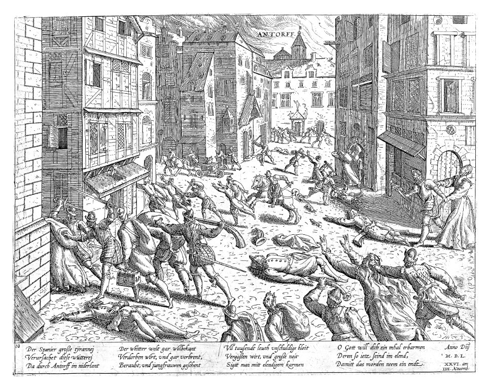 Events in the History of the Netherlands, France, Germany and England between 1535 and 1608 MET HH CLN02
