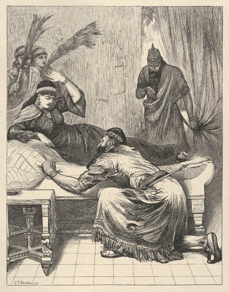 Esther Denouncing Haman (Dalziels' Bible Gallery) MET DP835816