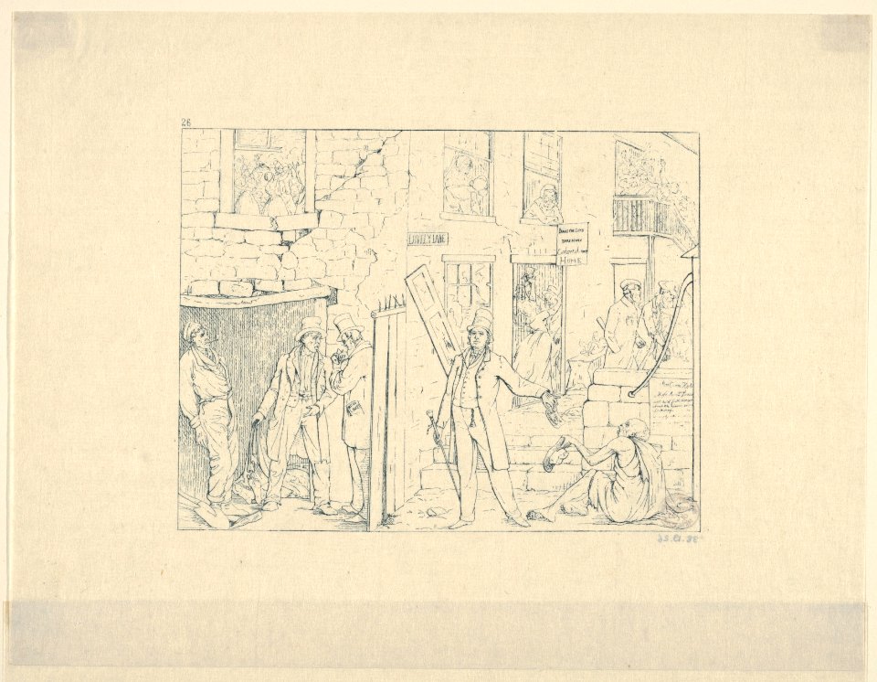 Free Negroes in the North (from Confederate War Etchings) MET DP831323