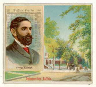 George Bleistein, Buffalo Courier, from the American Editors series (N35) for Allen & Ginter Cigarettes MET DP838866