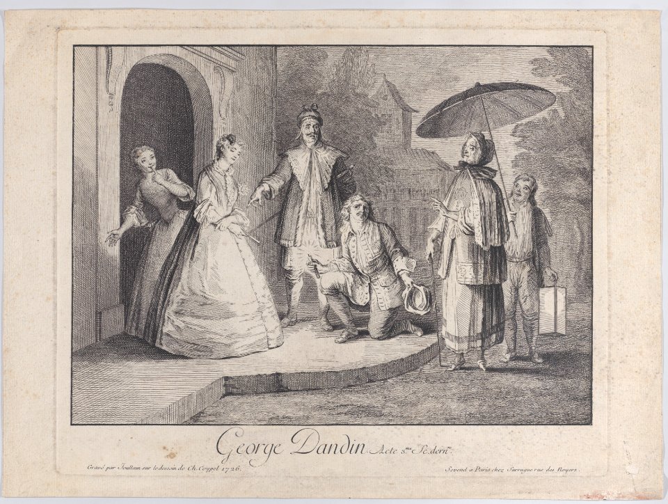 George Dandin, Act 3, last scene Met DP884584