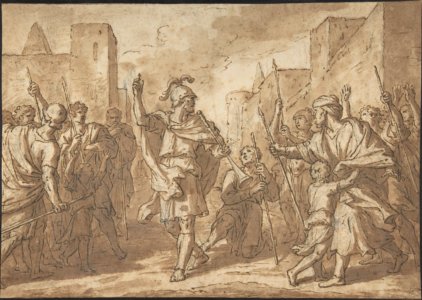 Gideon Gathering His Army, Scene from the Book of Judges MET DP802869