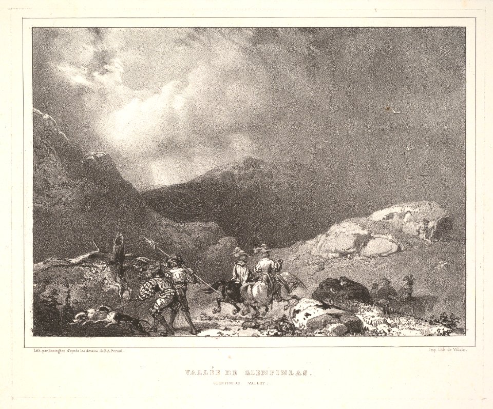 Glenfinlas Valley (Vallée de Glenfinlas, from Vues Pittoresques de l'Écosse) MET DP829232