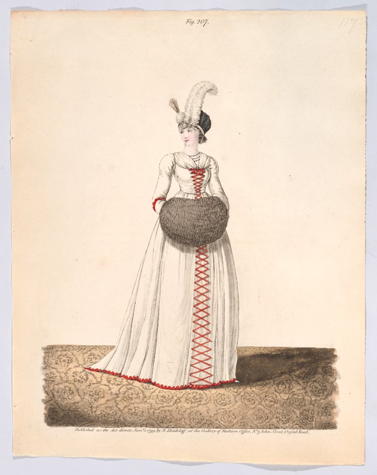 Gallery of Fashion, vol. V- April 1, 1798 - March 1 1799 Met DP889076