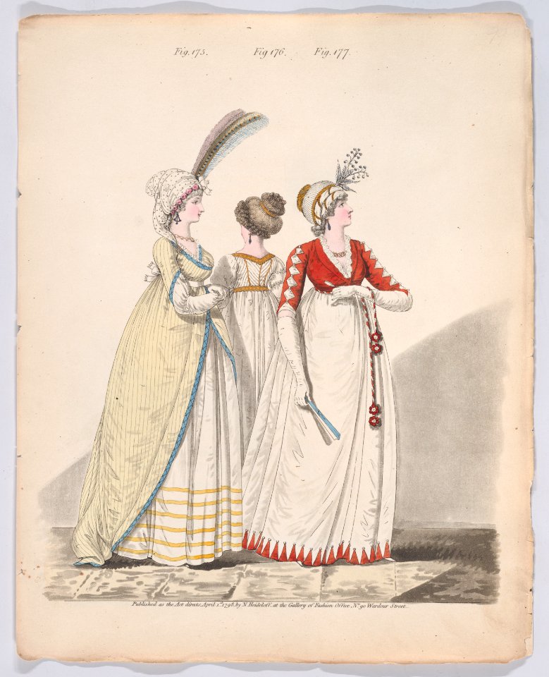 Gallery of Fashion, vol. V- April 1, 1798 - March 1 1799 Met DP889059