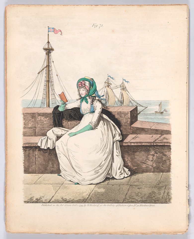 Gallery of Fashion, vol.II- April 1 1795 - March 1, 1796 Met DP889240