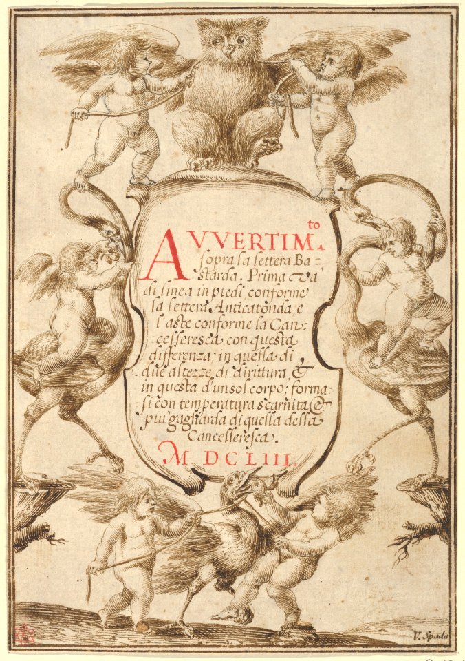 Frontispiece with Putti and Animals MET DP840225