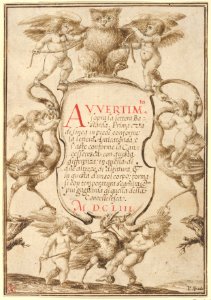 Frontispiece with Putti and Animals MET DP840225