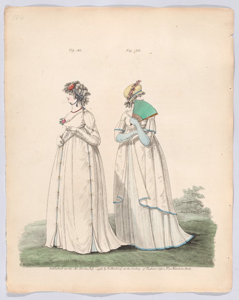 Gallery of Fashion, vol. V- April 1, 1798 - March 1 1799 Met DP889203
