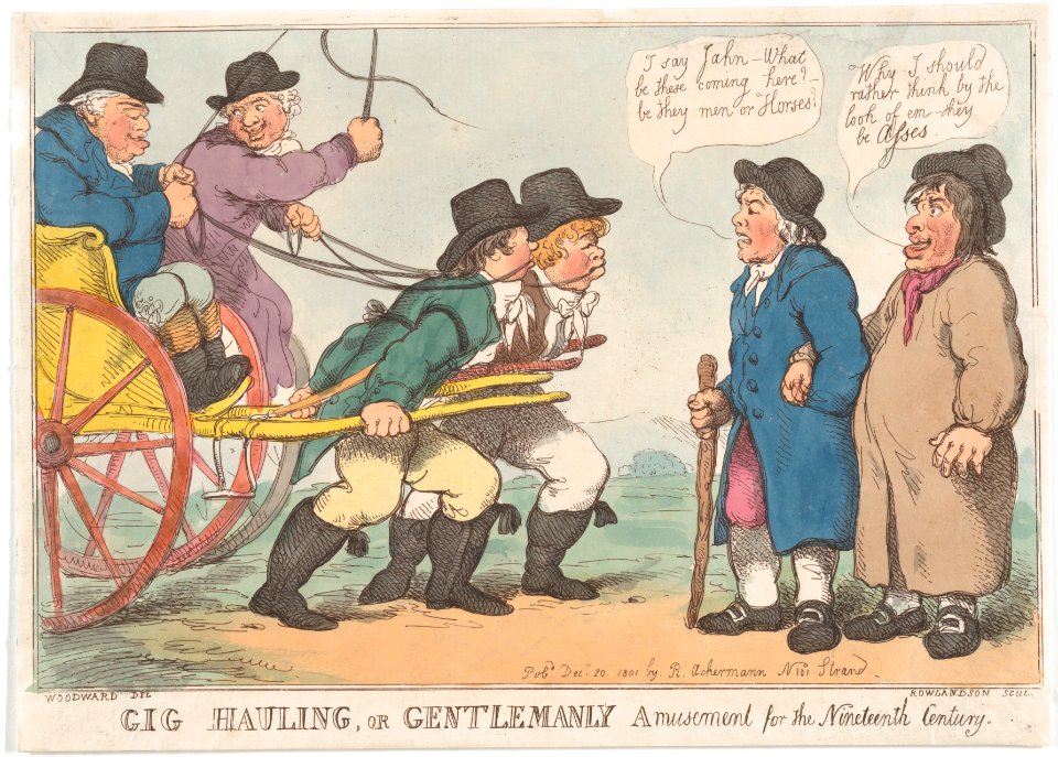 Gig Hauling, or Gentlemanly Amusement for the Nineteenth Century - MET DP880236