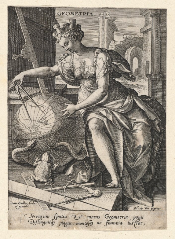 Geometria, from The Seven Liberal Arts MET DP869284