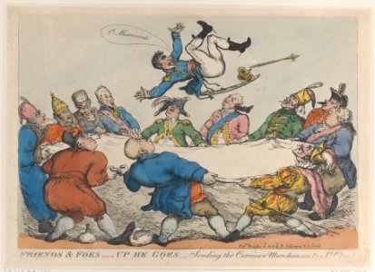 Friends and Foes–Up He Goes–Sending the Corsican Munchausen to St. Cloud's - MET DP883922