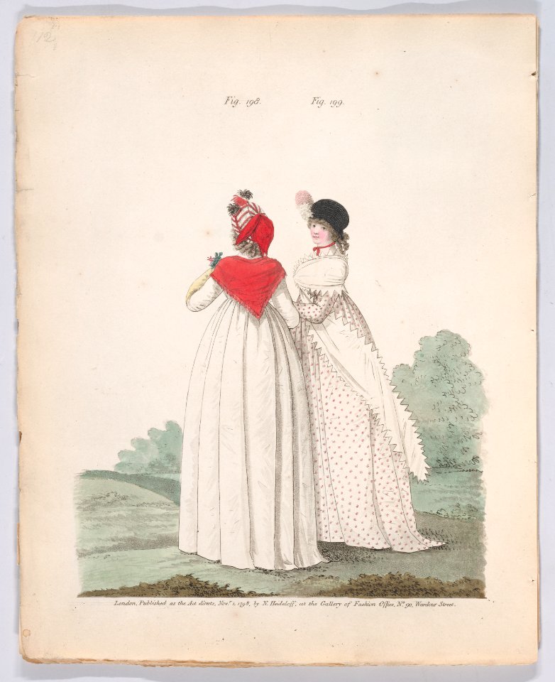 Gallery of Fashion, vol. V- April 1, 1798 - March 1 1799 Met DP889071