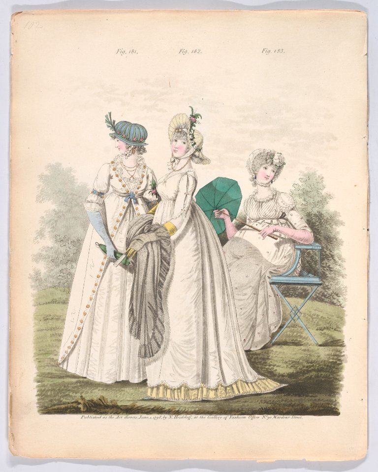 Gallery of Fashion, vol. V- April 1, 1798 - March 1 1799 Met DP889062