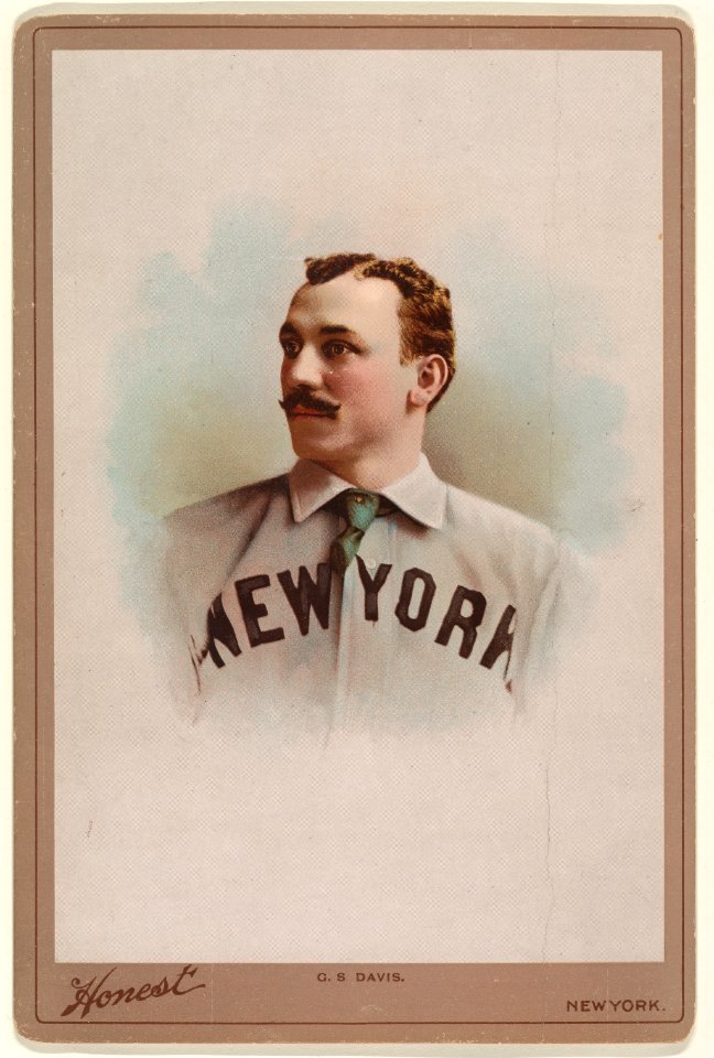 G.S. Davis, New York, from the Sports Celebrities series (N142) issued by W. Duke, Sons & Co. to promote Honest Long Cut Tobacco MET DP860535