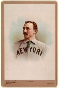 G.S. Davis, New York, from the Sports Celebrities series (N142) issued by W. Duke, Sons & Co. to promote Honest Long Cut Tobacco MET DP860535