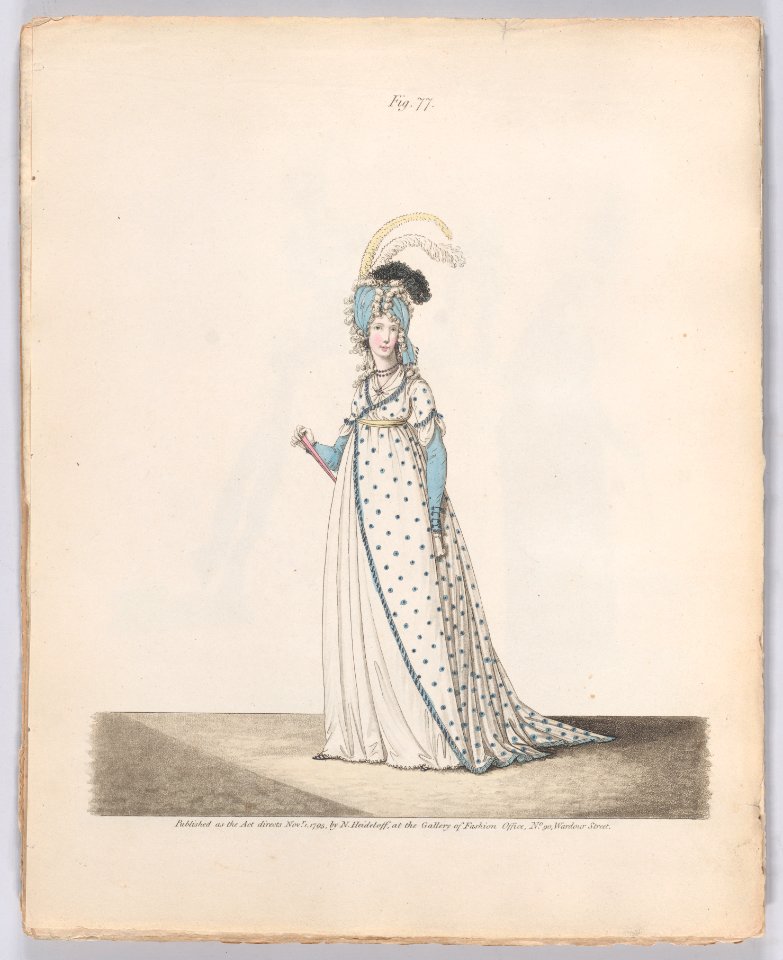 Gallery of Fashion, vol.II- April 1 1795 - March 1, 1796 Met DP889243