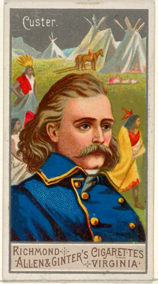 George Armstrong Custer, from the Great Generals series (N15) for Allen & Ginter Cigarettes Brands MET DP834768