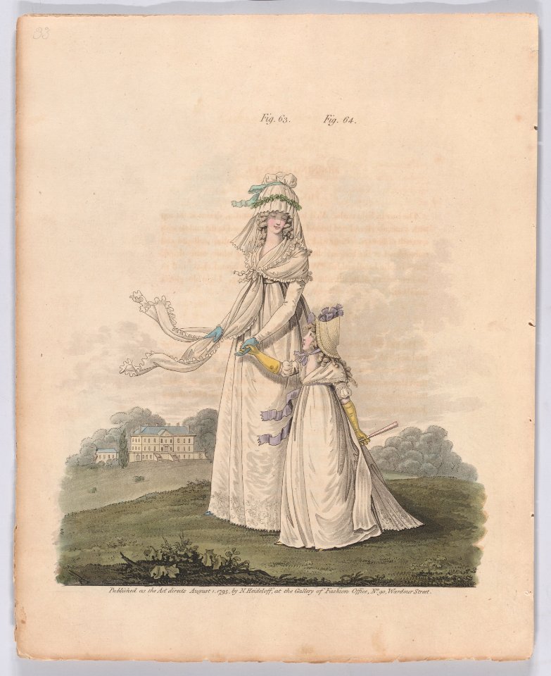 Gallery of Fashion, vol.II- April 1 1795 - March 1, 1796 Met DP889236