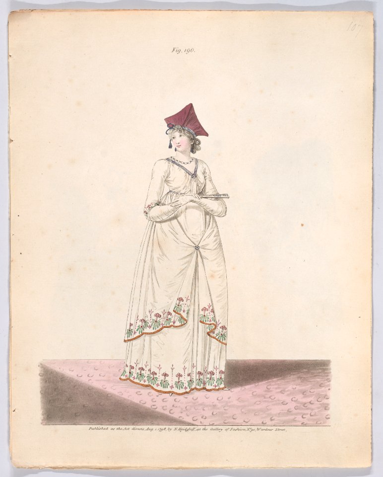Gallery of Fashion, vol. V- April 1, 1798 - March 1 1799 Met DP889066