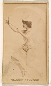 Frankie Raymond, from the Actresses series (N245) issued by Kinney Brothers to promote Sweet Caporal Cigarettes MET DP859359