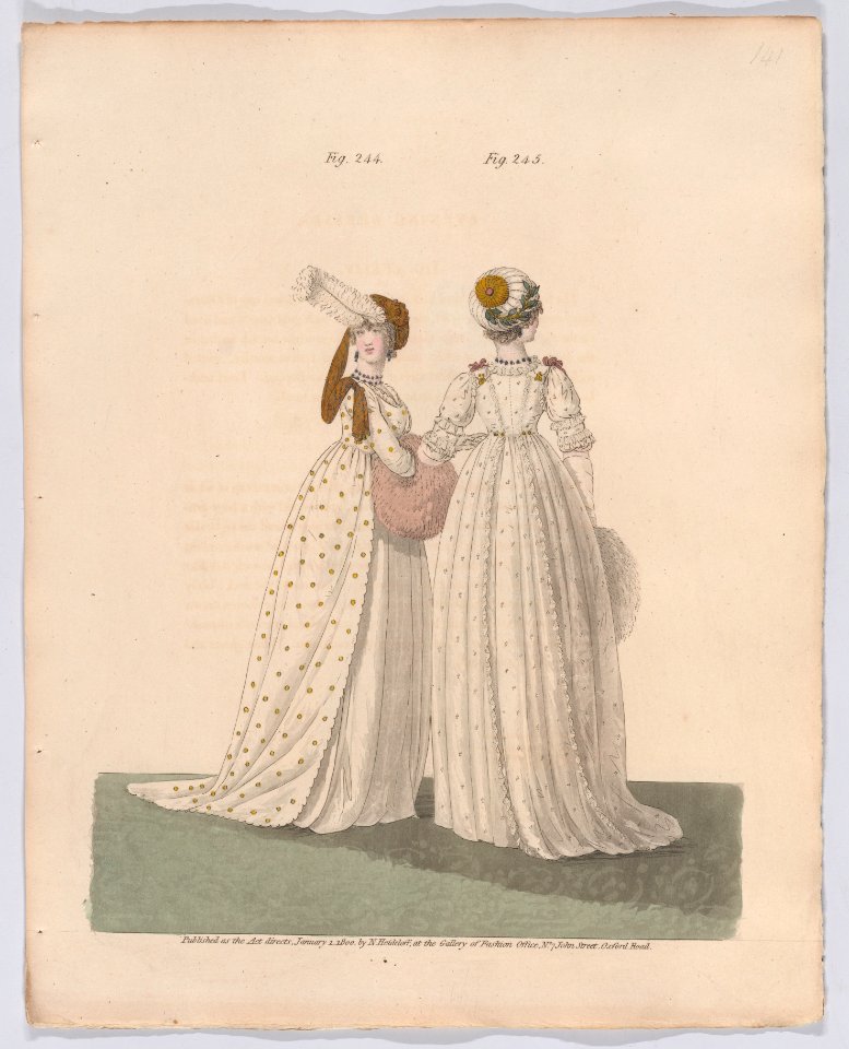 Gallery of Fashion, vol. VI- April 1 1799 - March 1 1800 Met DP889101