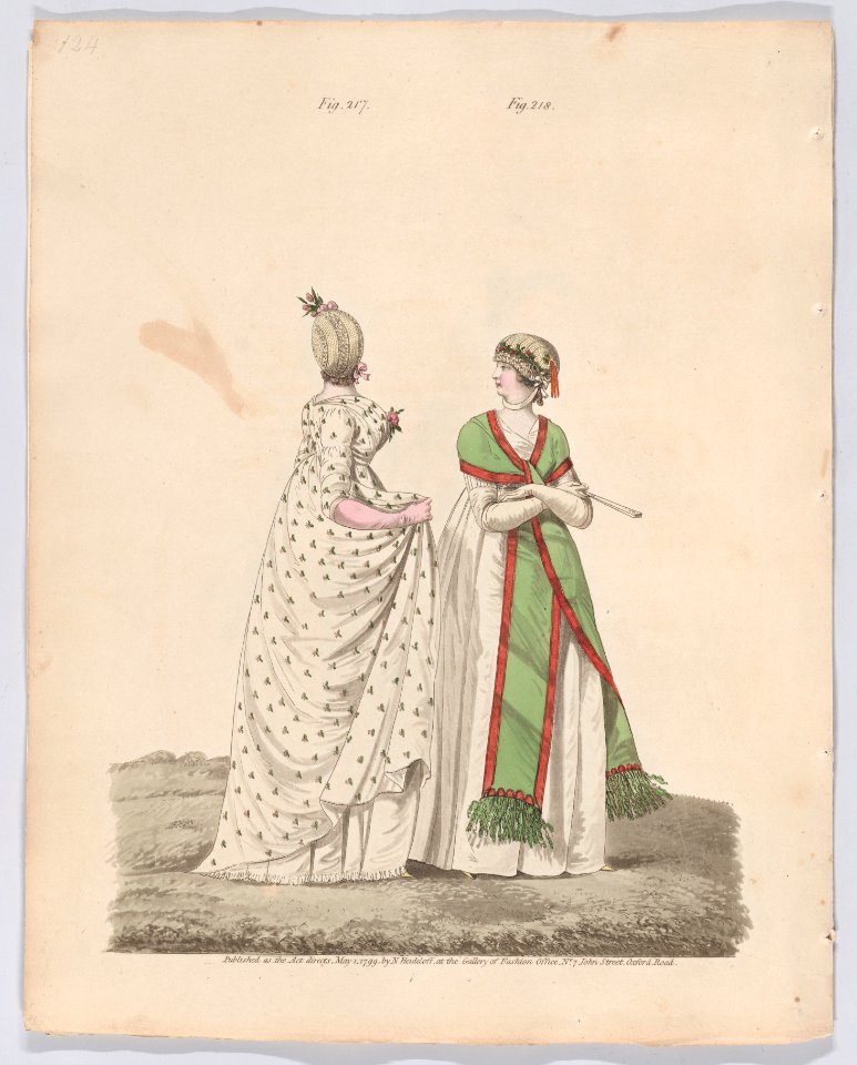 Gallery of Fashion, vol. VI- April 1 1799 - March 1 1800 Met DP889084