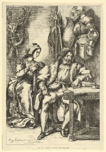Goetz von Berlichingen Writing His Memoirs MET DP852291
