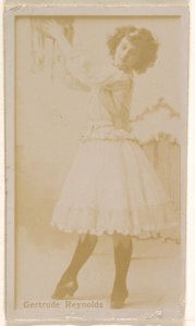 Getrude Reynolds, from the Actresses series (N245) issued by Kinney Brothers to promote Sweet Caporal Cigarettes MET DP859390
