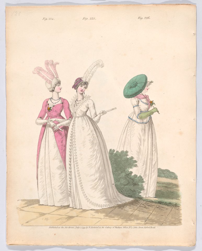 Gallery of Fashion, vol. VI- April 1 1799 - March 1 1800 Met DP889088