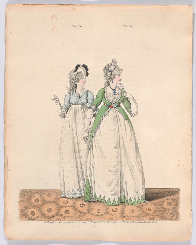 Gallery of Fashion, vol. IV- April 1 1797 - March 1 1798 Met DP889145