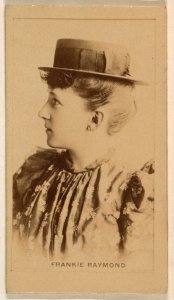 Frankie Raymond, from the Actresses series (N245) issued by Kinney Brothers to promote Sweet Caporal Cigarettes MET DP859356
