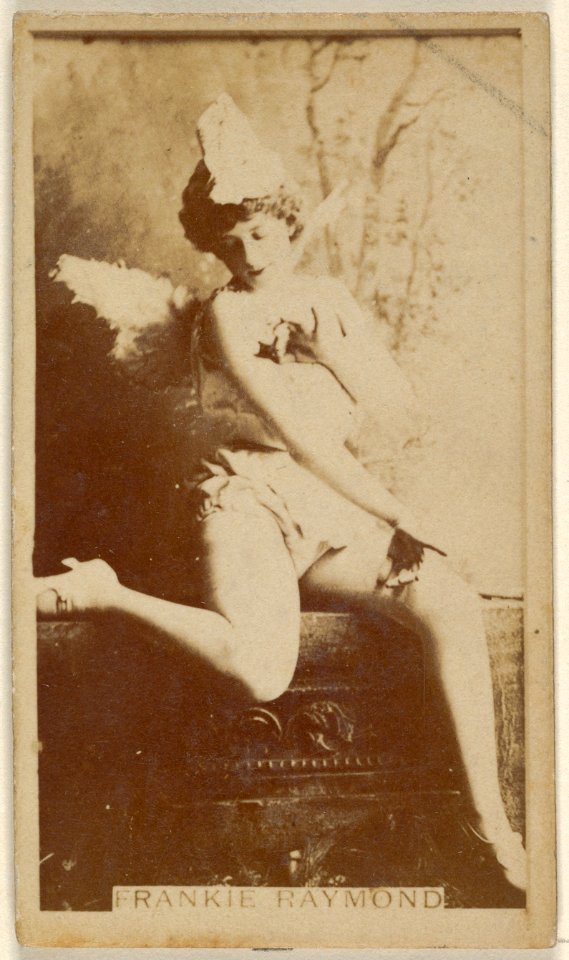 Frankie Raymond, from the Actors and Actresses series (N45, Type 8) for Virginia Brights Cigarettes MET DP831701