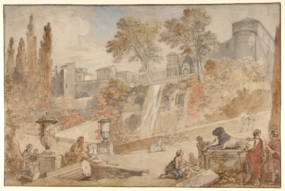 Gardens of the Villa d'Este at Tivoli MET DP811946