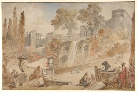 Gardens of the Villa d'Este at Tivoli MET DP811946