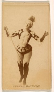 Frankie Raymond, from the Actresses series (N245) issued by Kinney Brothers to promote Sweet Caporal Cigarettes MET DP859357