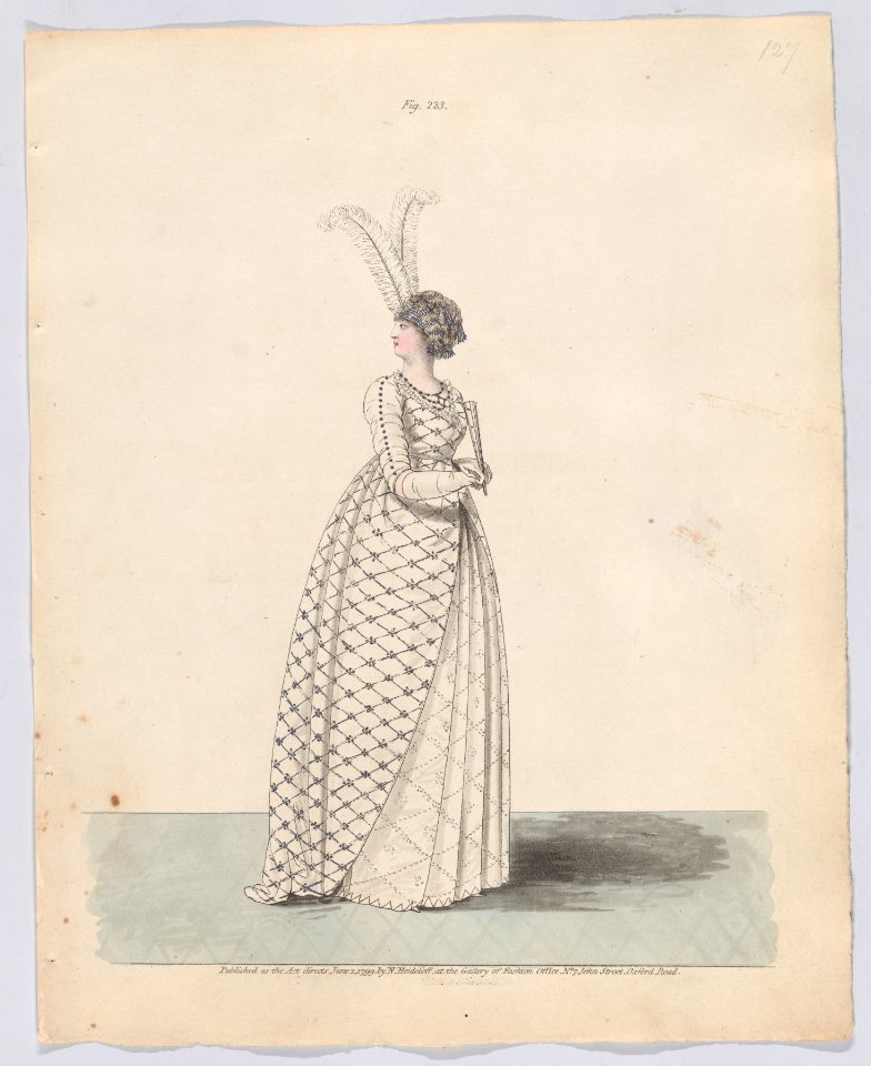 Gallery of Fashion, vol. VI- April 1 1799 - March 1 1800 Met DP889087