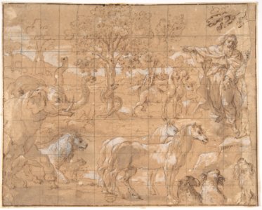 Garden of Eden; Creation of the Animals MET DP801707