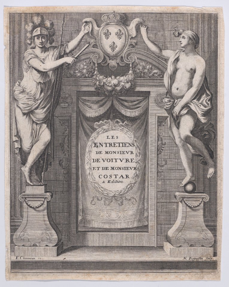 Frontispiece to Les Entretiens de Monsieur de Voiture et de Monsieur Costar Met DP889798