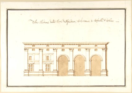 Garden Elevation of the Villa Madama, Rome MET DP801744