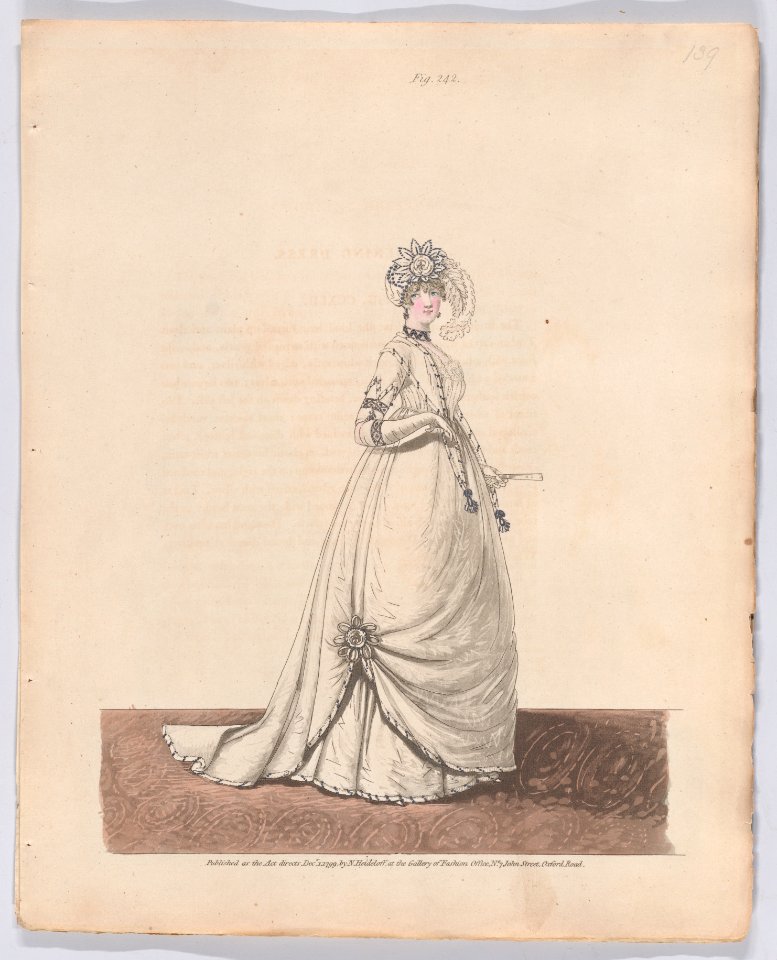 Gallery of Fashion, vol. VI- April 1 1799 - March 1 1800 Met DP889099