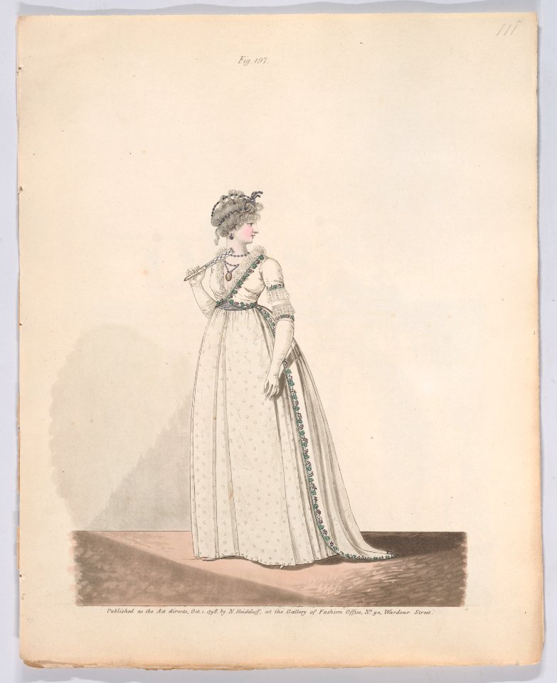 Gallery of Fashion, vol. V- April 1, 1798 - March 1 1799 Met DP889070