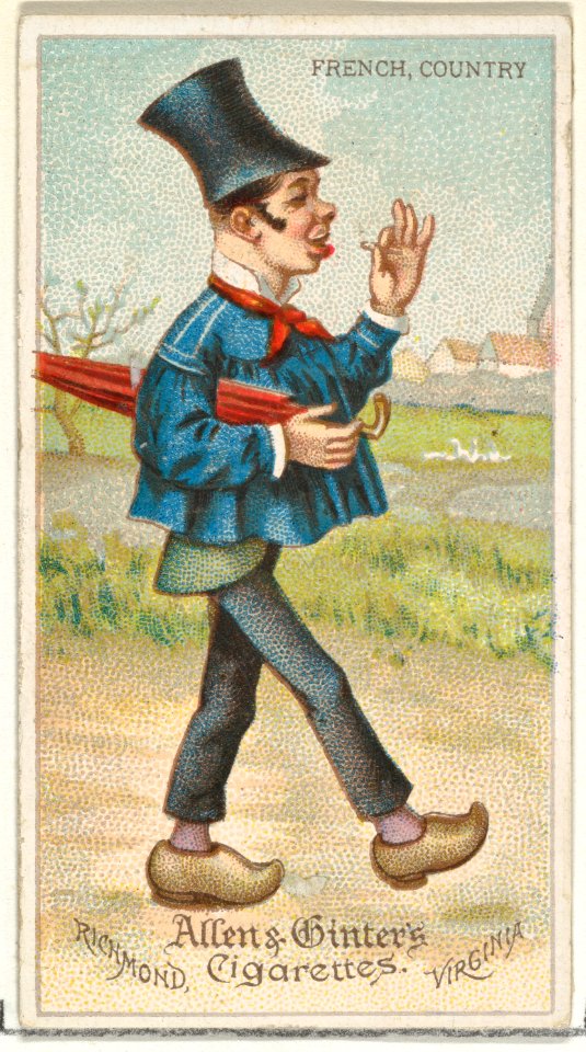 French, Country, from World's Dudes series (N31) for Allen & Ginter Cigarettes MET DP838483