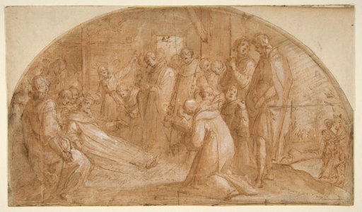 The death of Saint Alexis Falconieri at Monte Senario MET DP811172